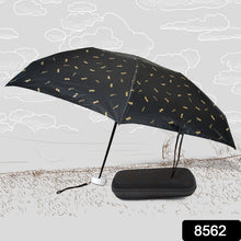 3-Fold Umbrella Summer Sun and Rain Protection Foldable Cute Umbrella || UV Protection Rain Sun Umbrella || Travel Accessories || Umbrella for Children, Girls, and Boys (1 Pc / With Zip Case)
