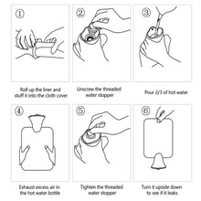 6738   Mix Design Printed Small Hot Water Bag  For Pain Relief Neck Shoulder Pain And Hand Feet Warmer Menstrual Cramps Hot And Cold Therapy Leak Proof Pad (1 Pc)