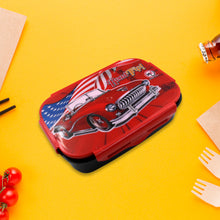 Beautiful Car Design Printed Plastic Lunch Box With Inside Small Box  Spoon For Kids Air Tight Lunch Tiffin Box For Girls Boys Food Container Specially Designed For School Going Boys And Girls